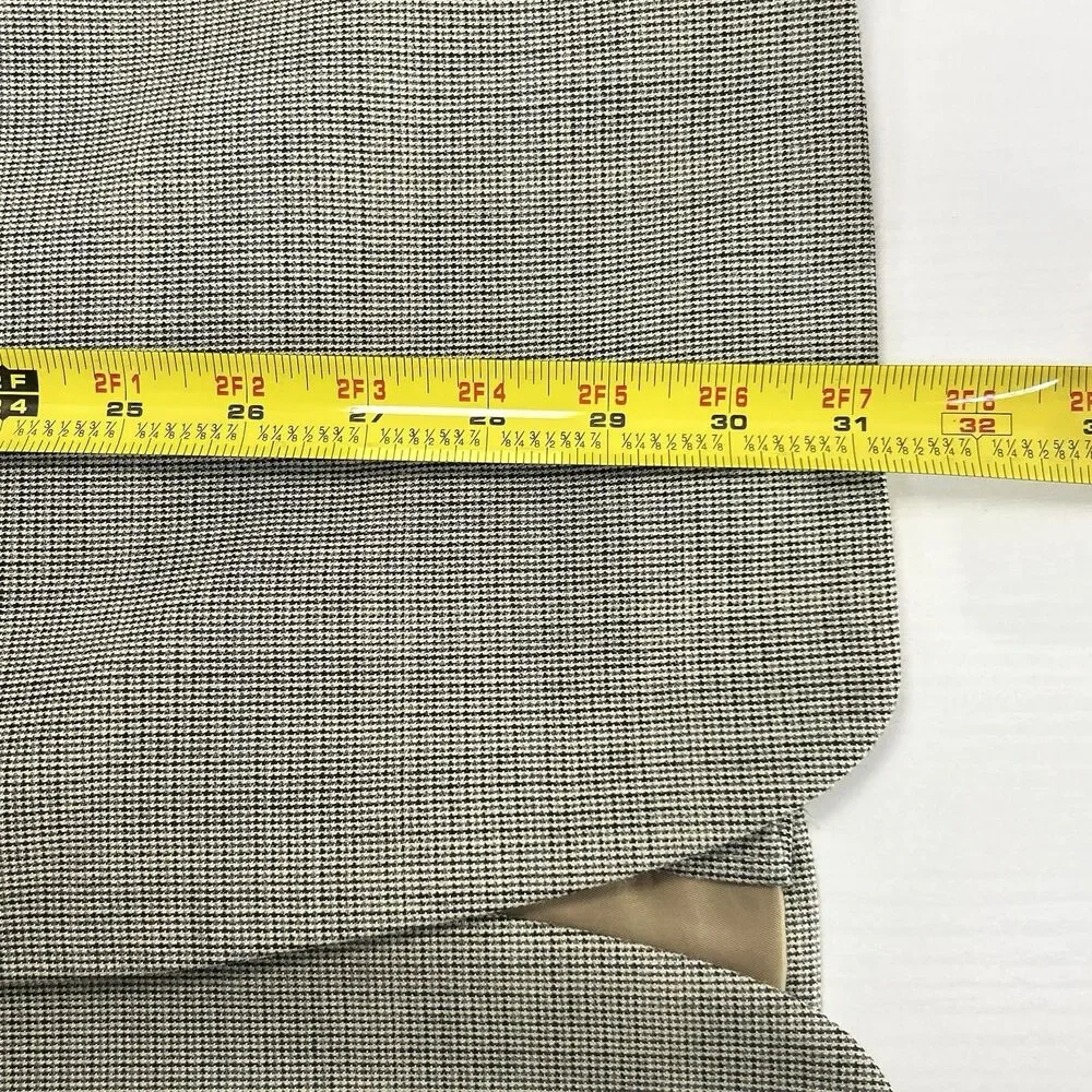 Lauren Ralph Lauren Tan Brown Men’s Silk Wool Stripe Sportcoat Blazer Jacket 38R